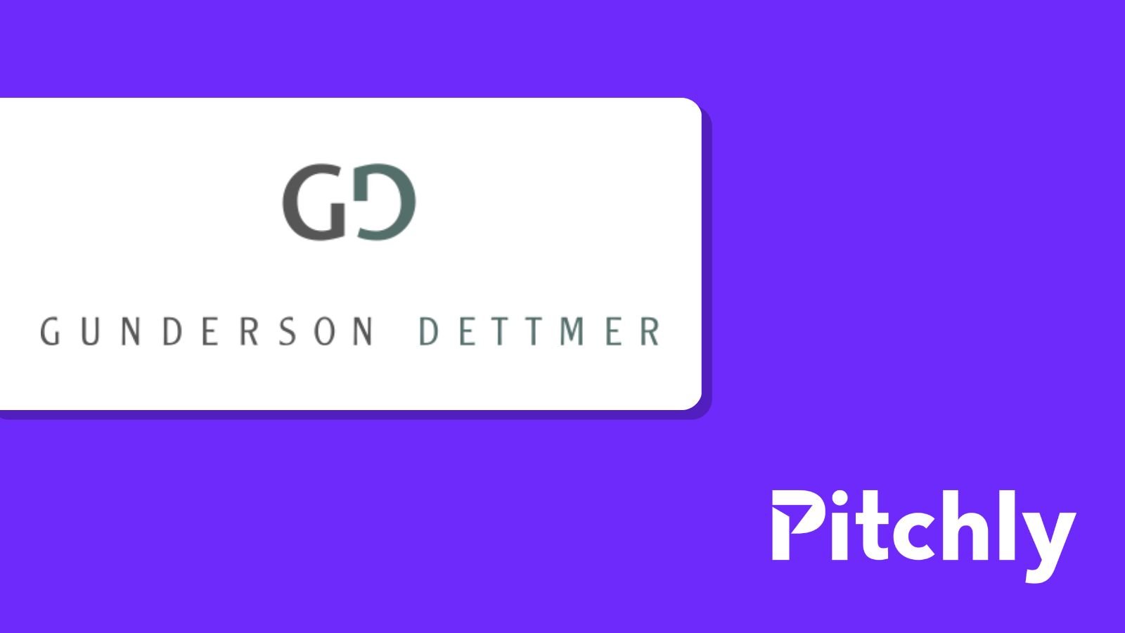 Gunderson Dettmer Selects Pitchly Pitch Automation Platform